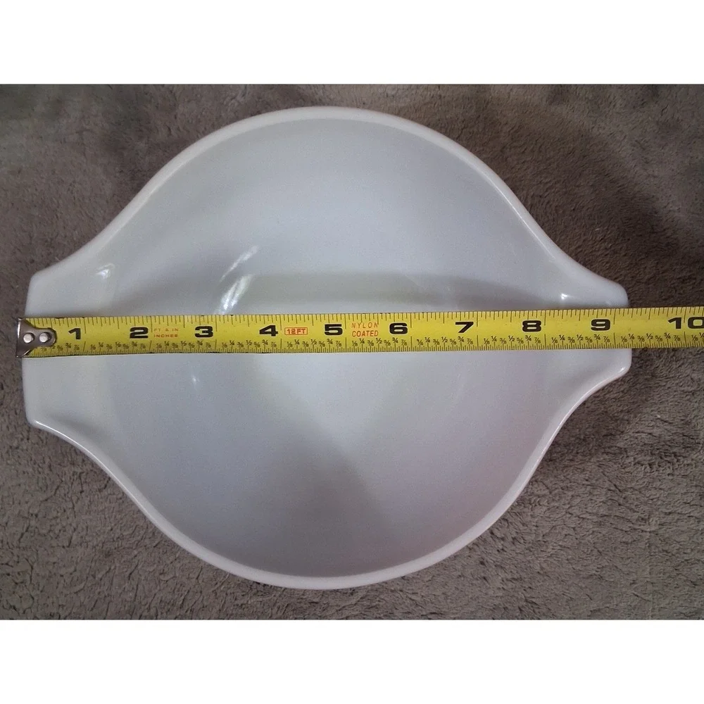Vintage Pyrex Autumn Harvest 442 Cinderella Mixing Bowl 1.5 QT Orange Wheat MCM